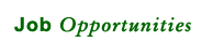 Job Opportunities
